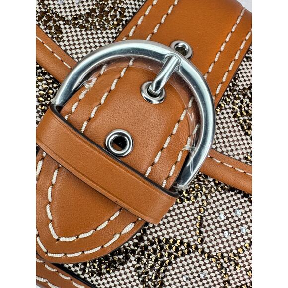 Coach Soho Bag 25 In Crystal Signature Jacquard CBJ65 NEW - Picture 3 of 11